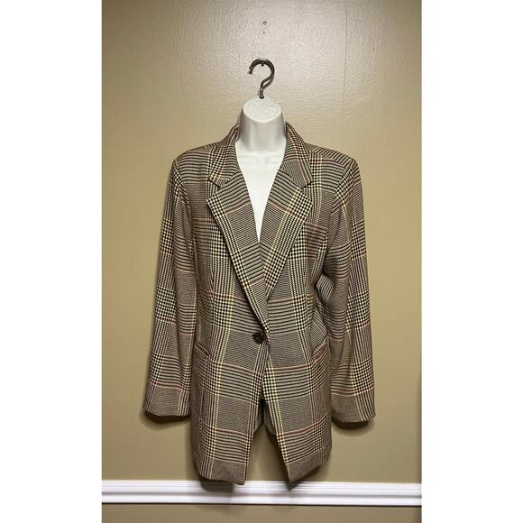 Linea by Louis Dell'Olio plaid blazer - Picture 1 of 9